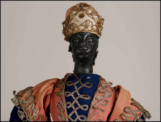 [Venetian Blackamoor Doll] 18th Century Doll in Elaborate Dress