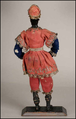 [Venetian Blackamoor Doll] 18th Century Doll in Elaborate Dress