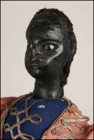 [Venetian Blackamoor Doll] 18th Century Doll in Elaborate Dress