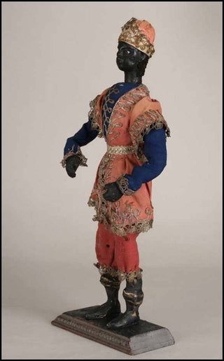 [Venetian Blackamoor Doll] 18th Century Doll in Elaborate Dress