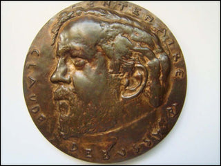 Debussy, Claude. (1862-1918) Bronze Portrait Medal