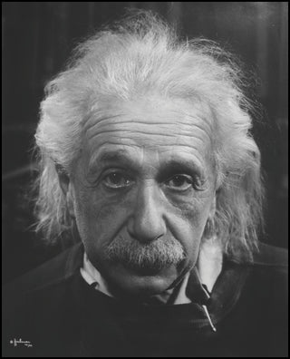 [Einstein, Albert. (1879 - 1955)] Halsman, Philippe. (1906 - 1979) Portrait Photograph