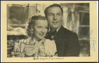 Kiepura, Jan and Eggerth, Martha (1902-1966; b. 1912) Signed Photograph in "The Charm of La Boheme."