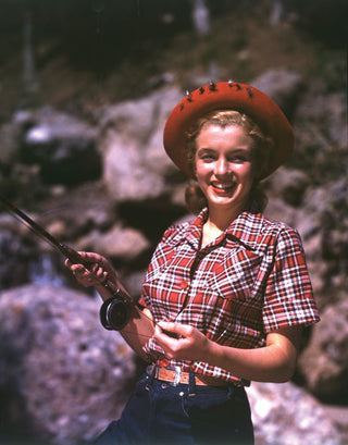 Monroe, Marilyn. (1926–1962) Marilyn Monroe's Fishing Pole