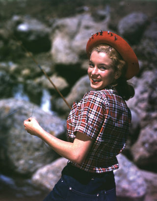 Monroe, Marilyn. (1926–1962) Marilyn Monroe's Fishing Pole