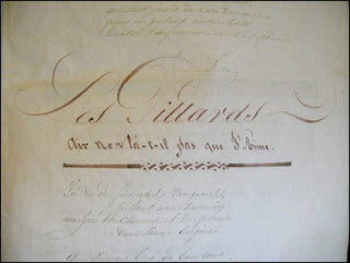 [Chansons] 1820 French Songs Manuscript