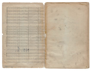 [Ellington, Duke. (1899-1974)] Bellson, Louie [Luigi Paulino Alfredo Francesco Antonio Balassoni]. (1924 - 2009) "The Hawk Talks," Autograph Musical Manuscript