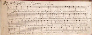 [Lully, Jean Baptiste. (1632–1687)] Selections from Seven Operas - 1694 Copyist Manuscript