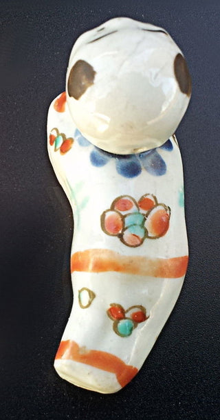 [Japanese Art] Antique Porcelain Whistle