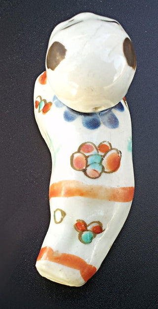 [Japanese Art] Antique Porcelain Whistle